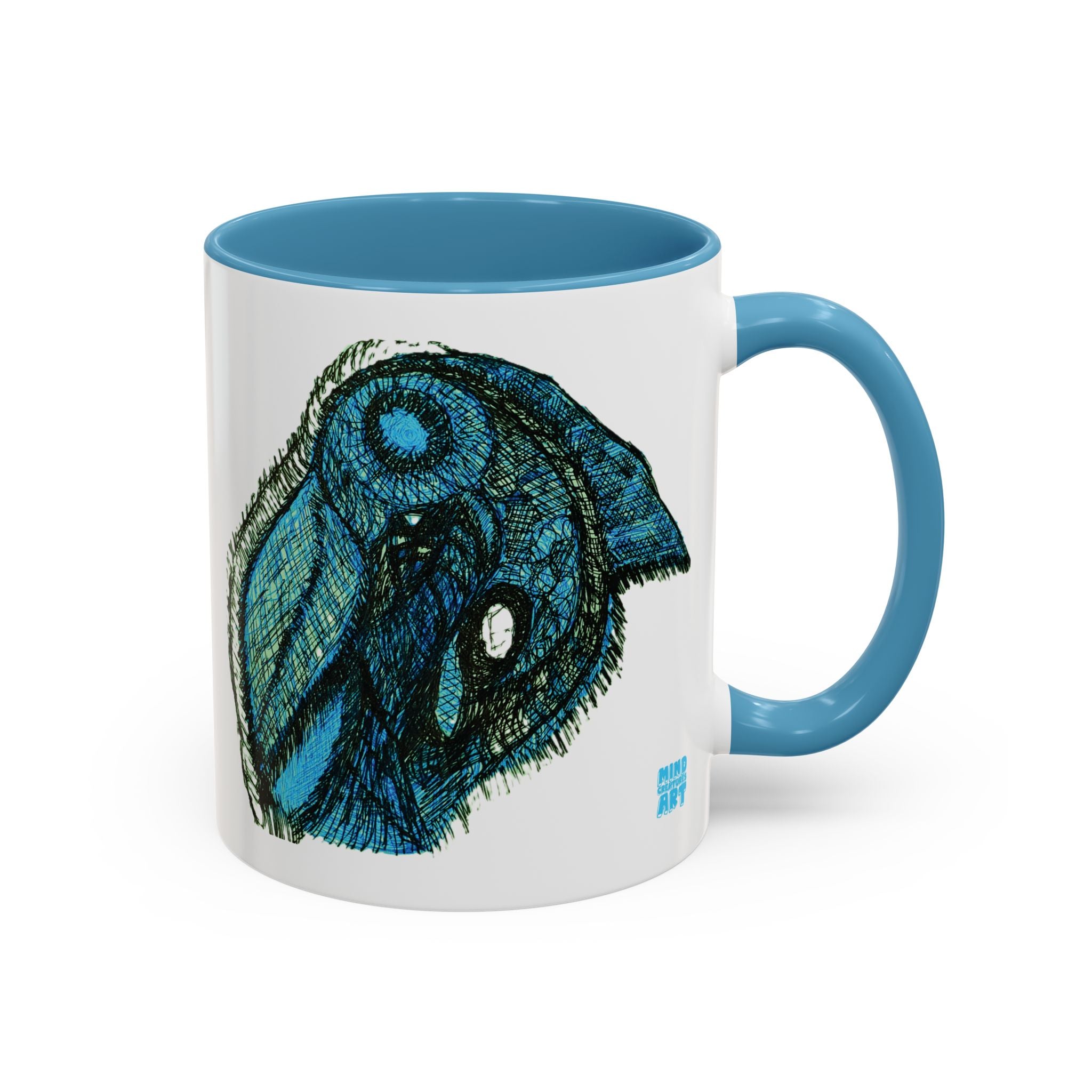 Who Are You? (Teal) Accent Coffee Mug (11oz, 15oz)