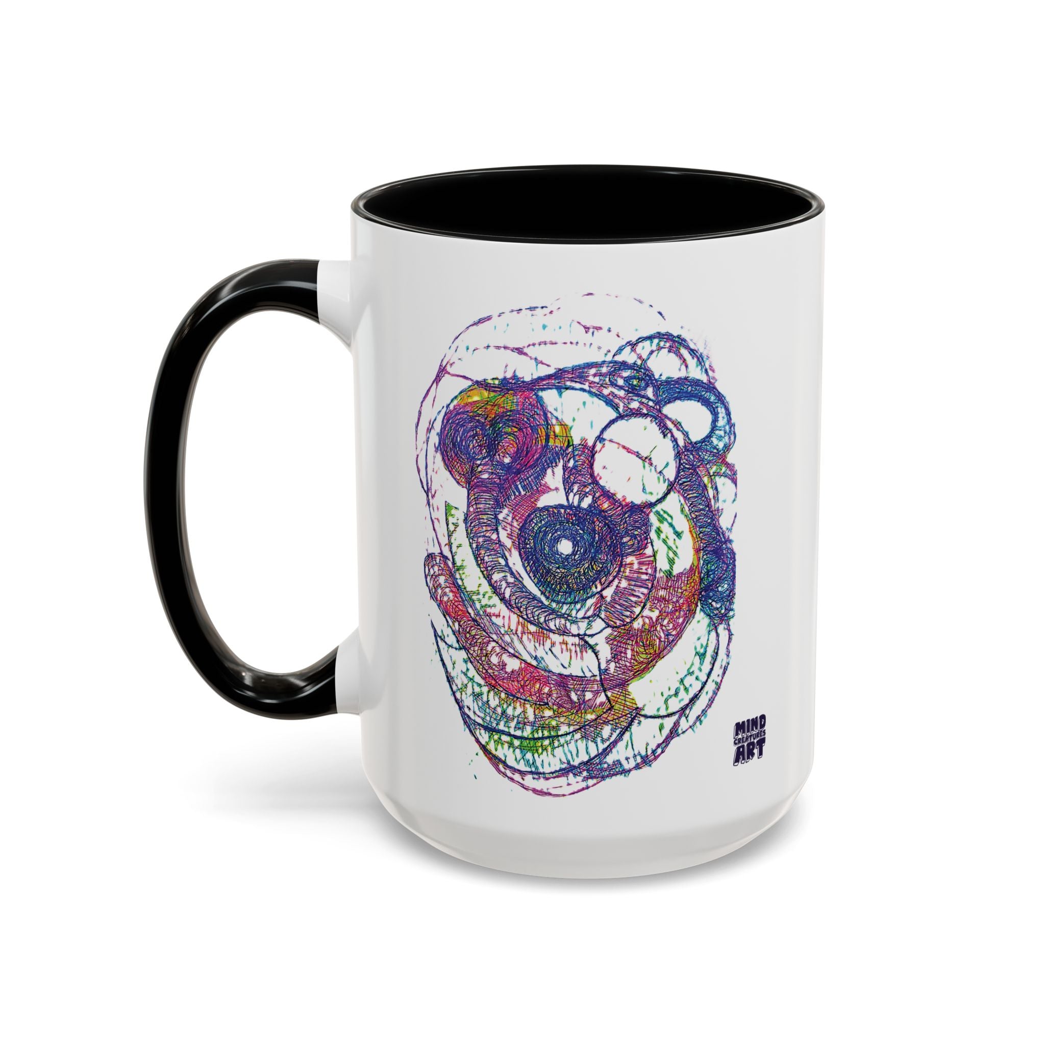 Spiraling Accent Coffee Mug (11oz, 15oz)