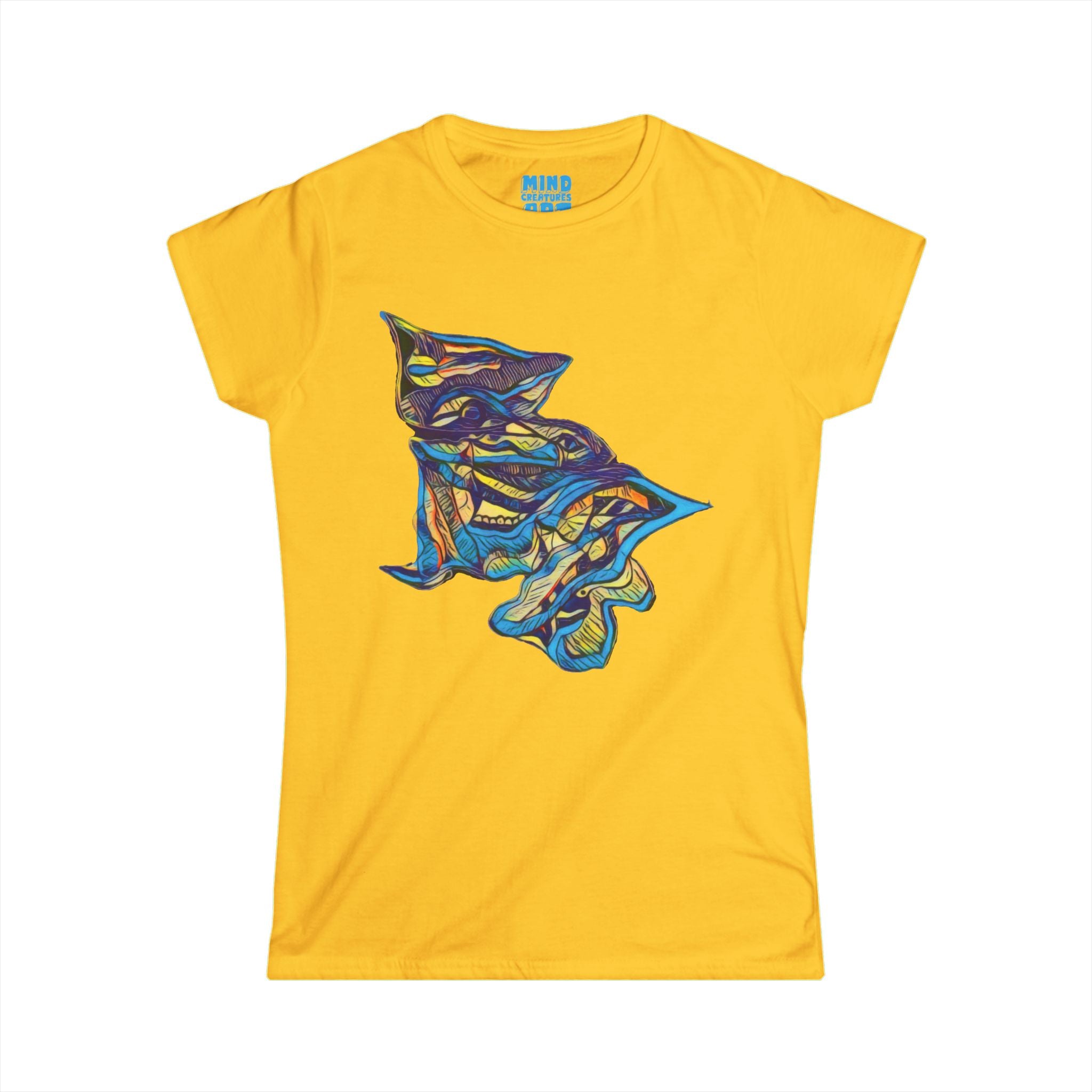 Cheshire (Blue & Yellow) Women's Softstyle Tee