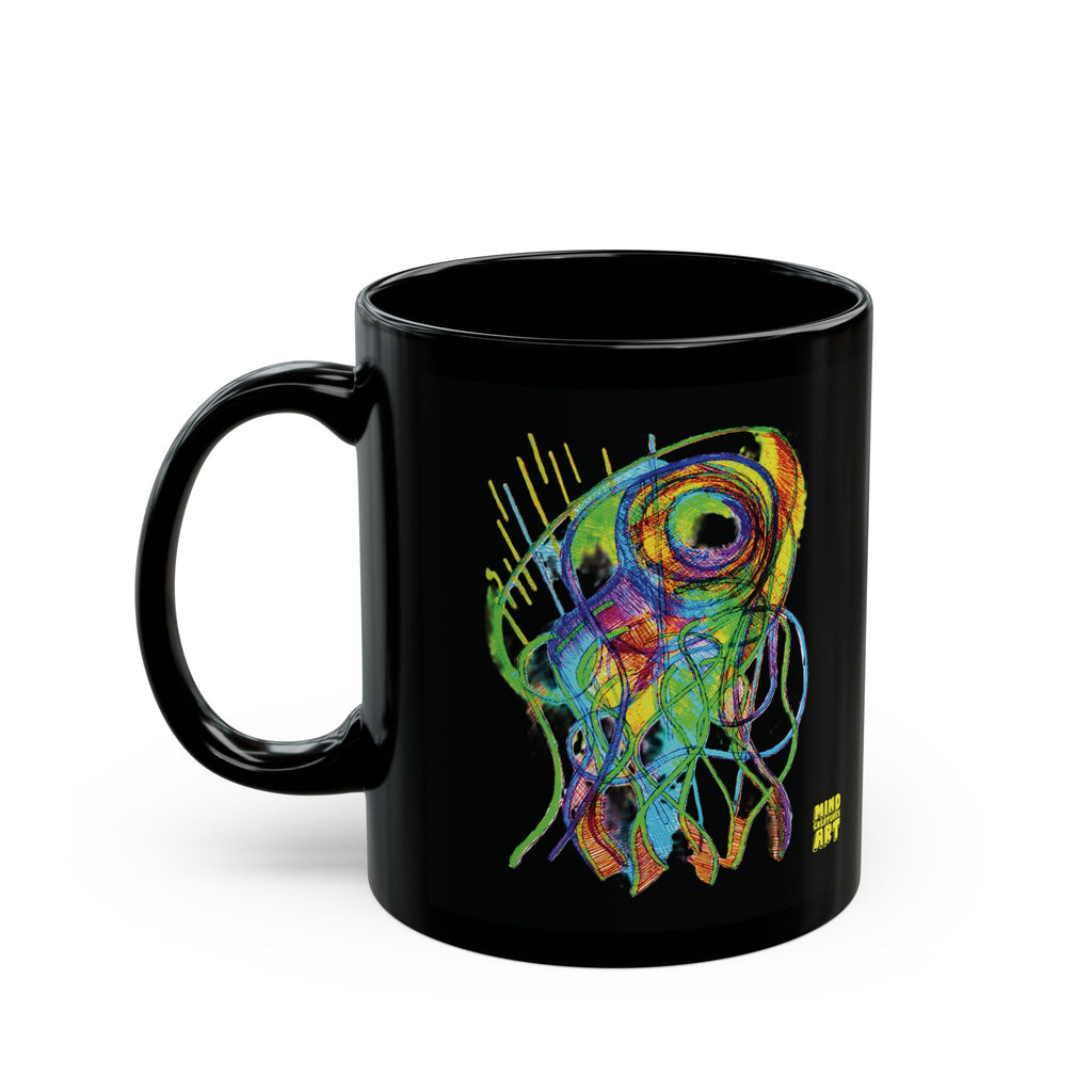 Jelly Jam Black Ceramic Mug (11oz, 15oz)