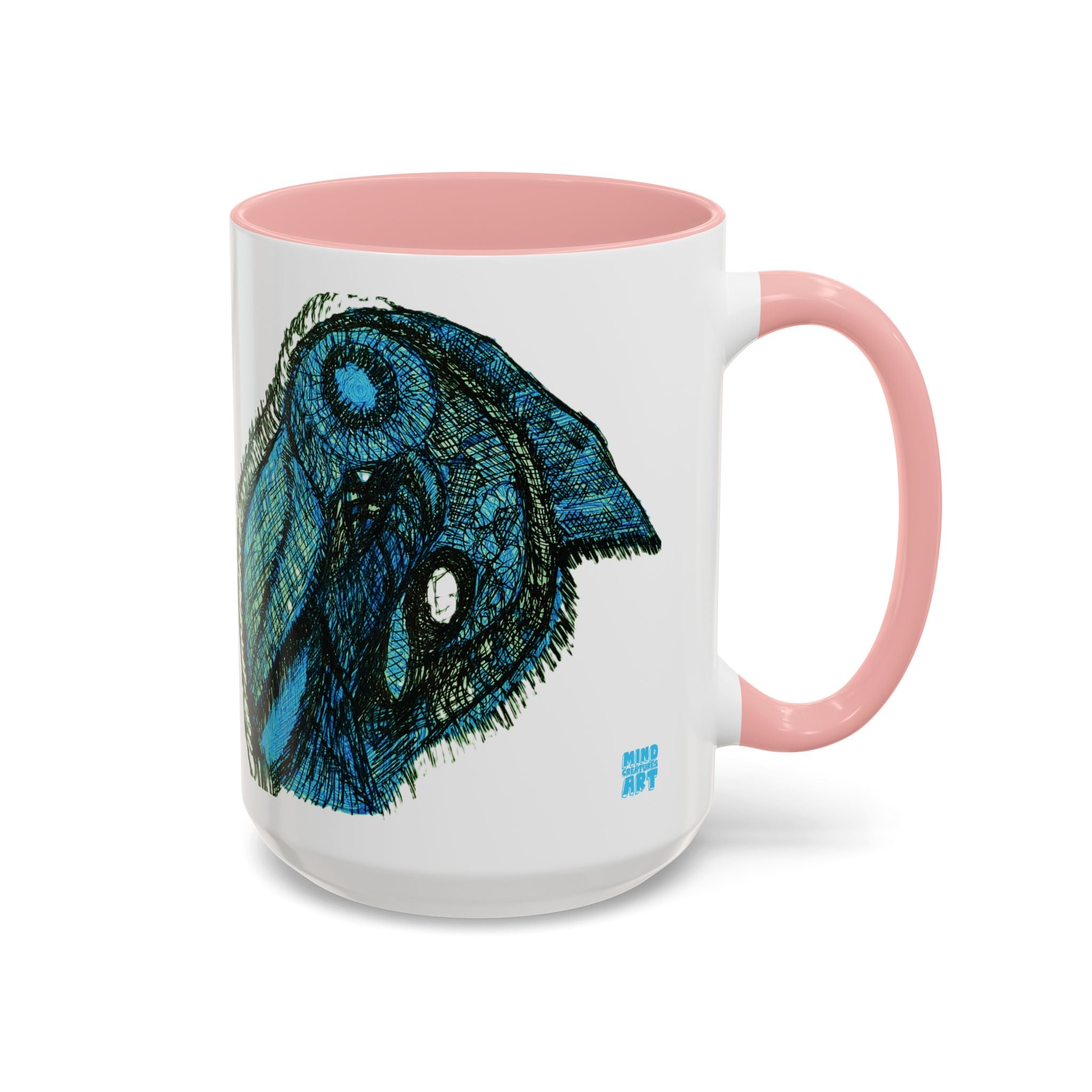 Who Are You? (Teal) Accent Coffee Mug (11oz, 15oz)