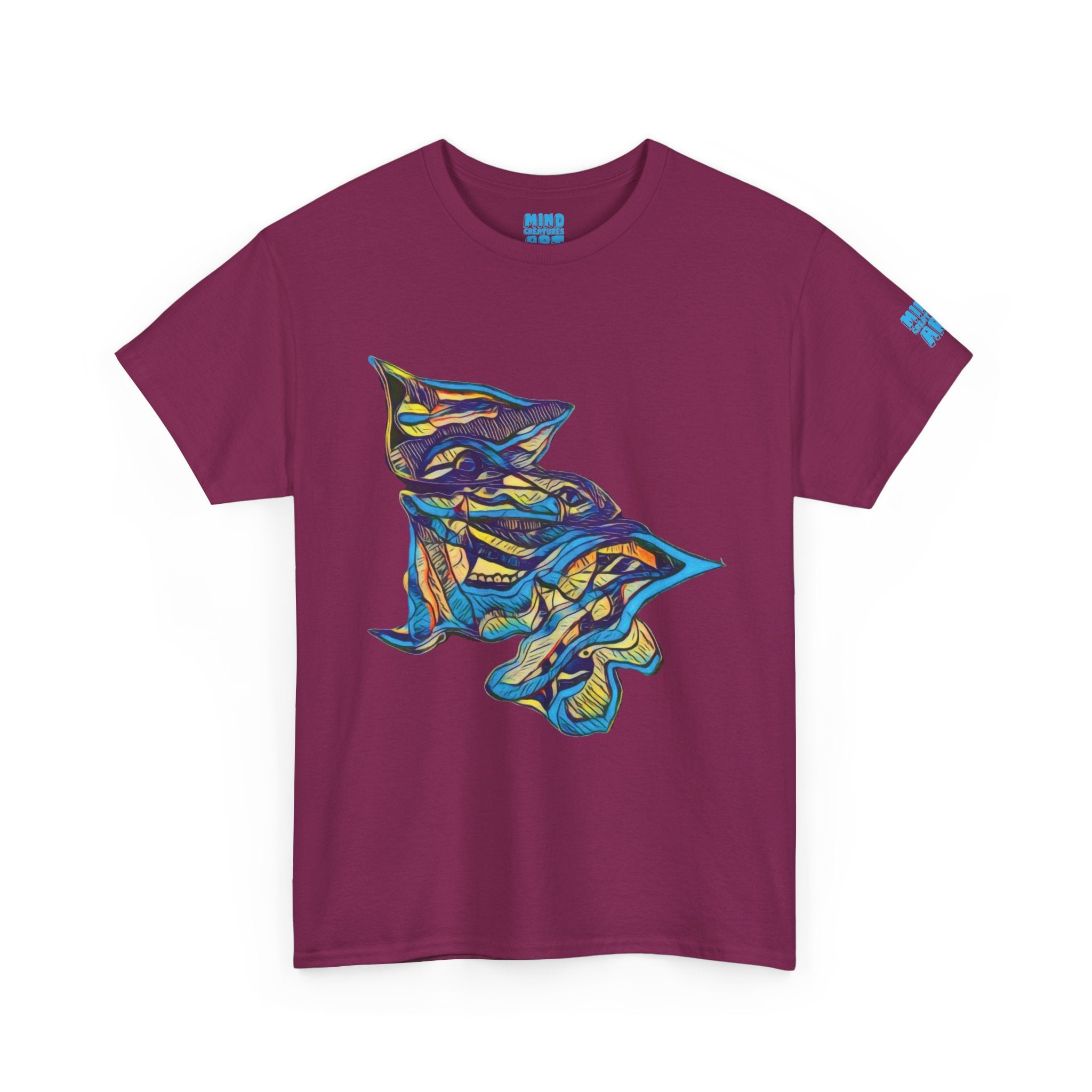 Cheshire (Blue & Yellow) Unisex Heavy Cotton Tee