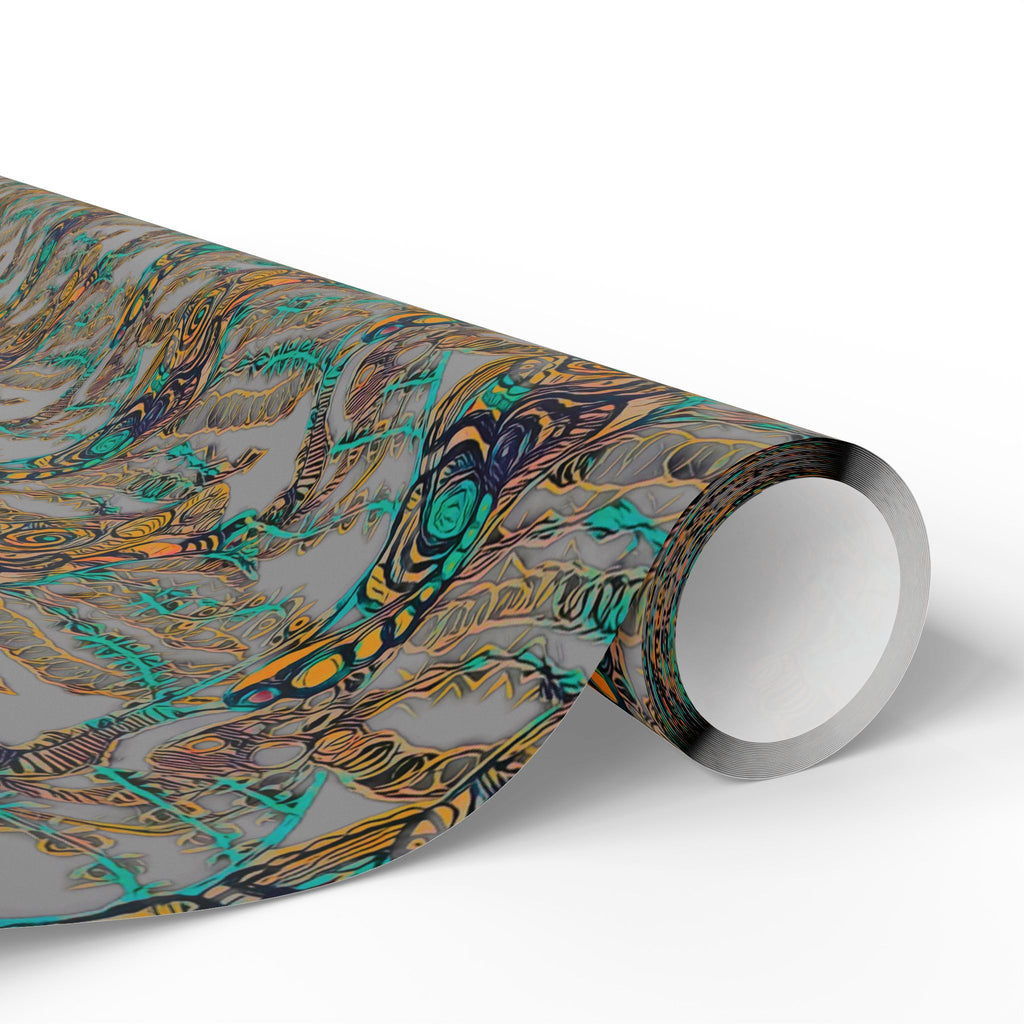 Vessel (Gray Background) Heavy Wrapping Paper