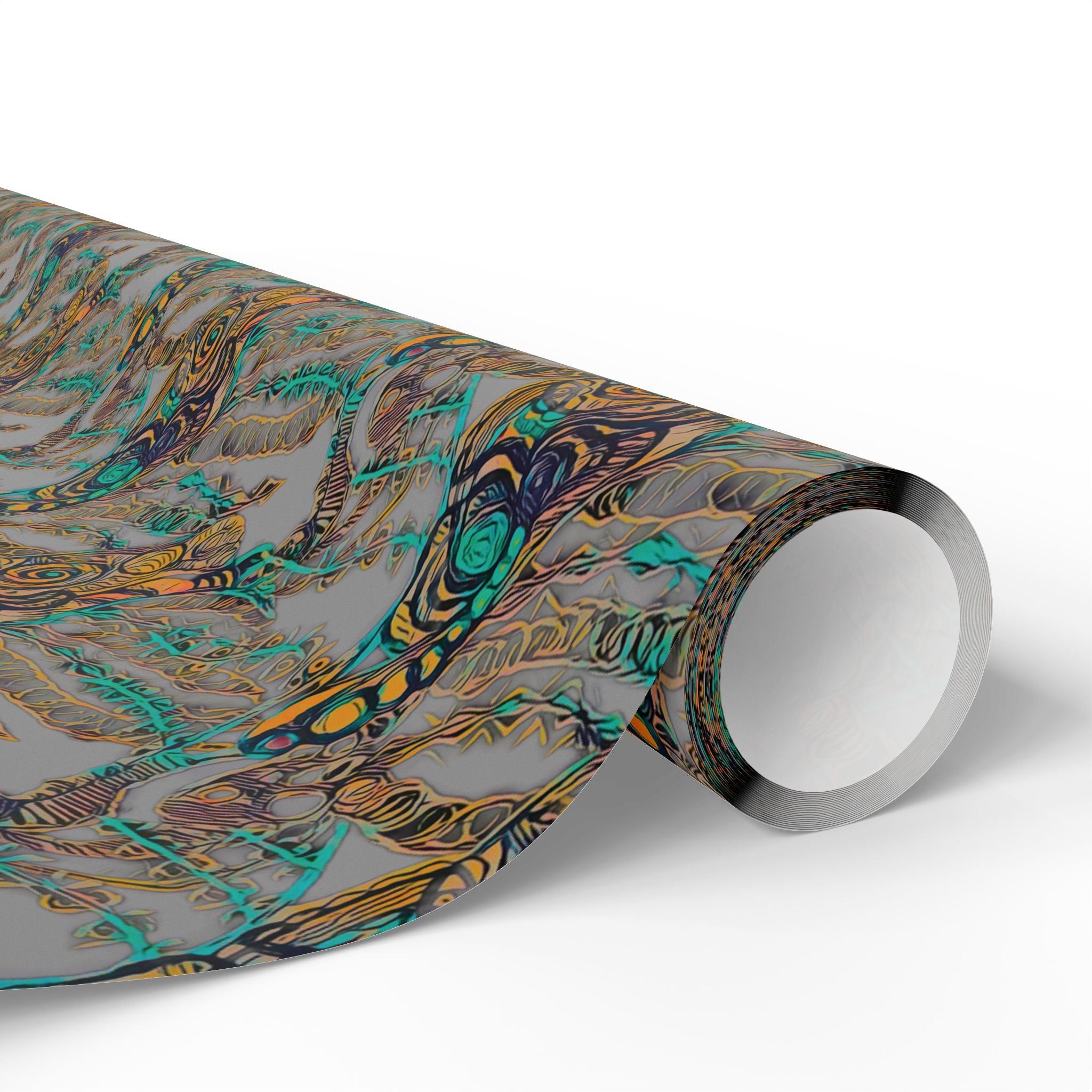 Vessel (Gray Background) Heavy Wrapping Paper
