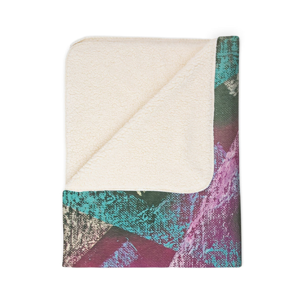 Believe Fleece Sherpa Blanket