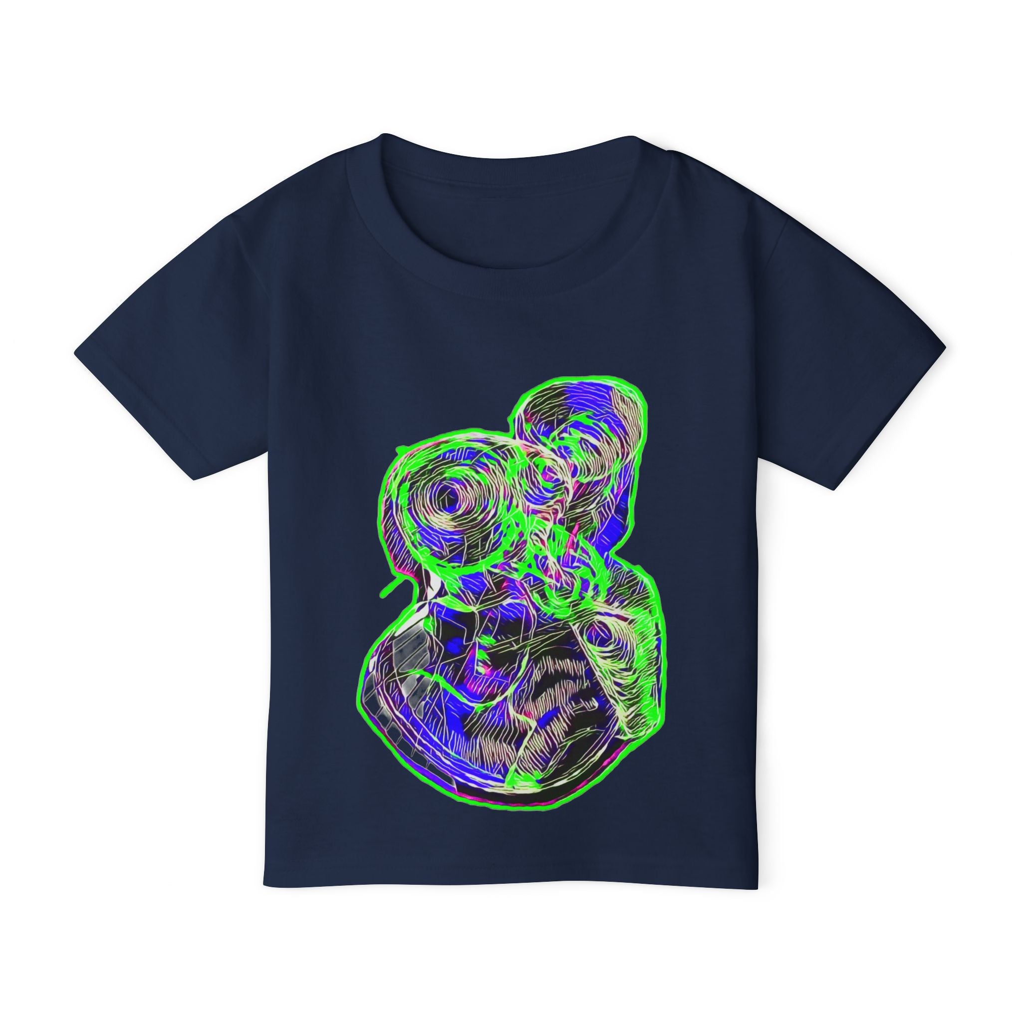 Curiosity (Green & Red) Heavy Cotton™ Toddler T-shirt