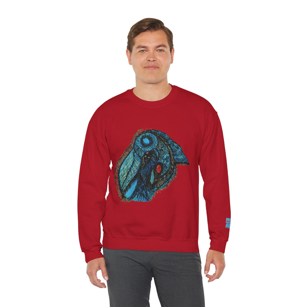 Who Are You? (Teal) Unisex Heavy Blend™ Crewneck Sweatshirt