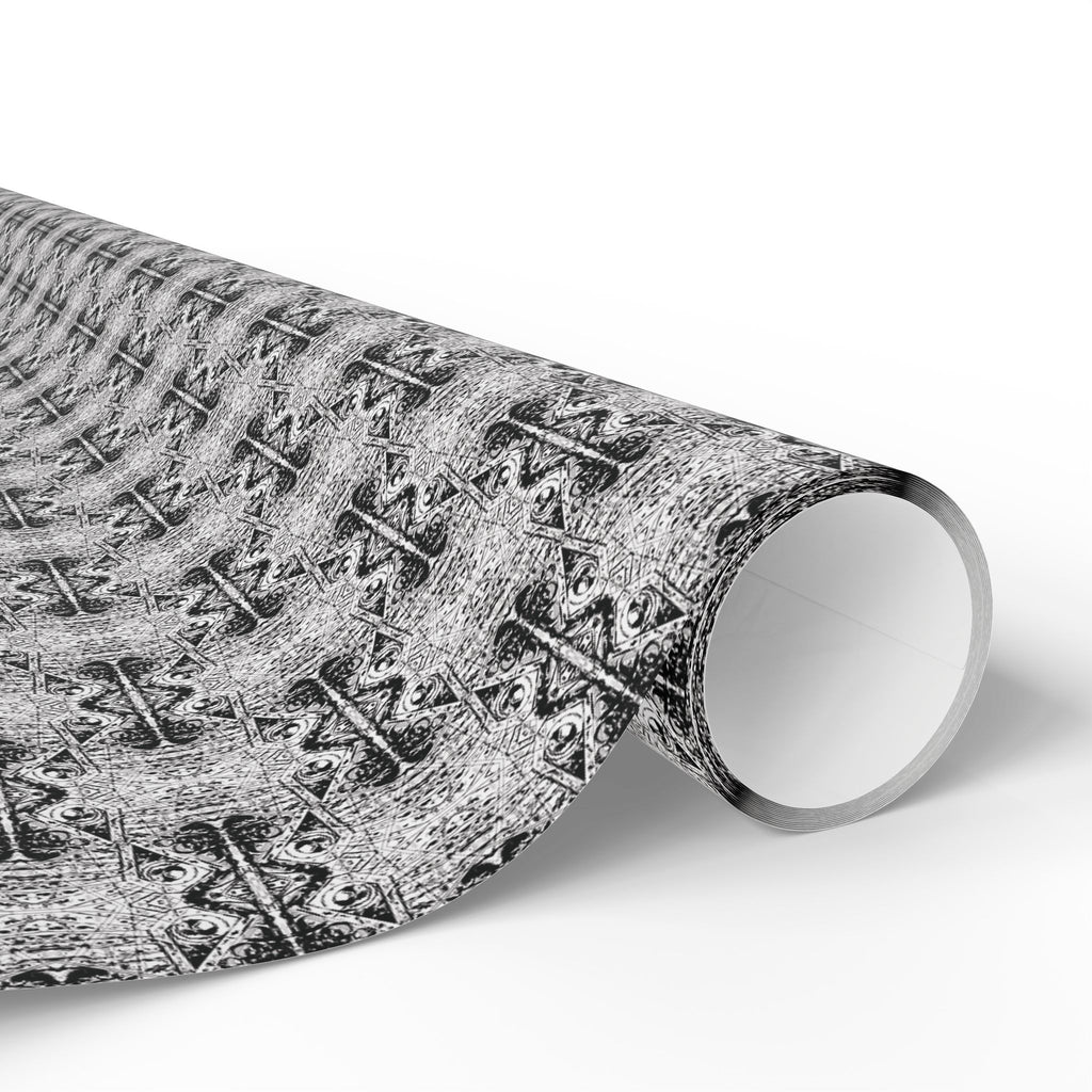 Love (Black, White Background) Heavy Wrapping Paper