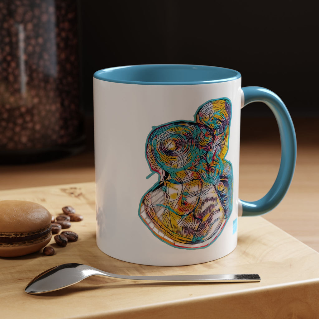 Curiosity (Teal) Accent Coffee Mug (11oz, 15oz)