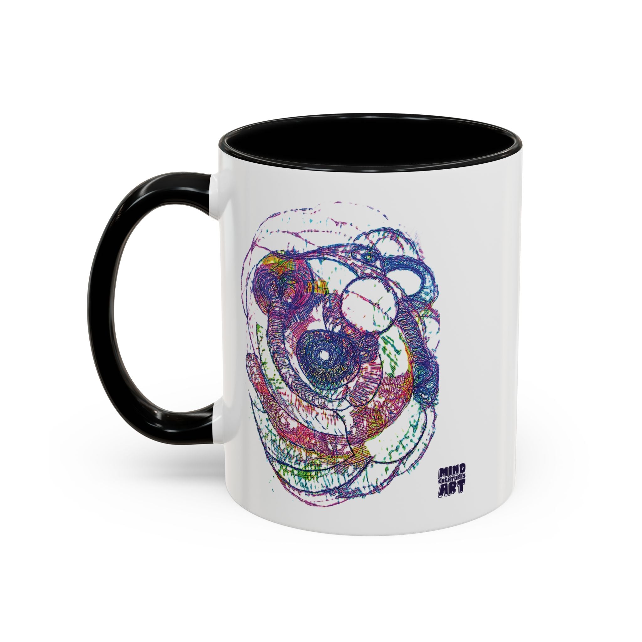 Spiraling Accent Coffee Mug (11oz, 15oz)