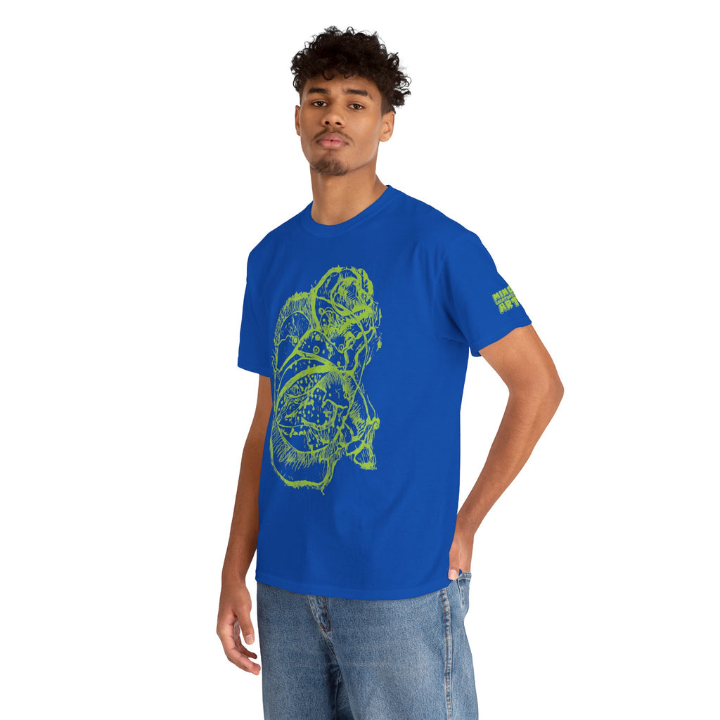 Exploration (Lime) Unisex Heavy Cotton Tee