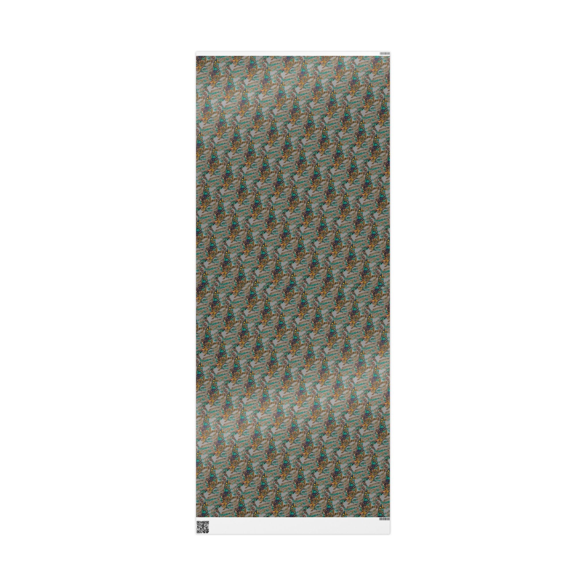 Vessel (Gray Background) Heavy Wrapping Paper
