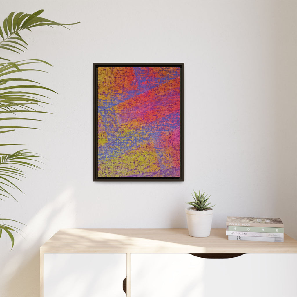 Sunset Matte Canvas, Framed