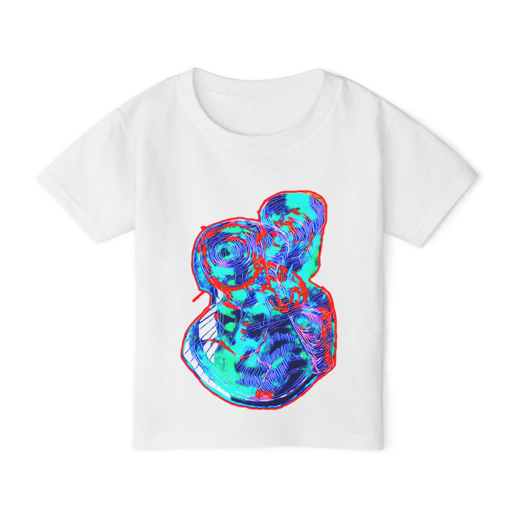 Curiosity (Blue & Red) Heavy Cotton™ Toddler T-shirt