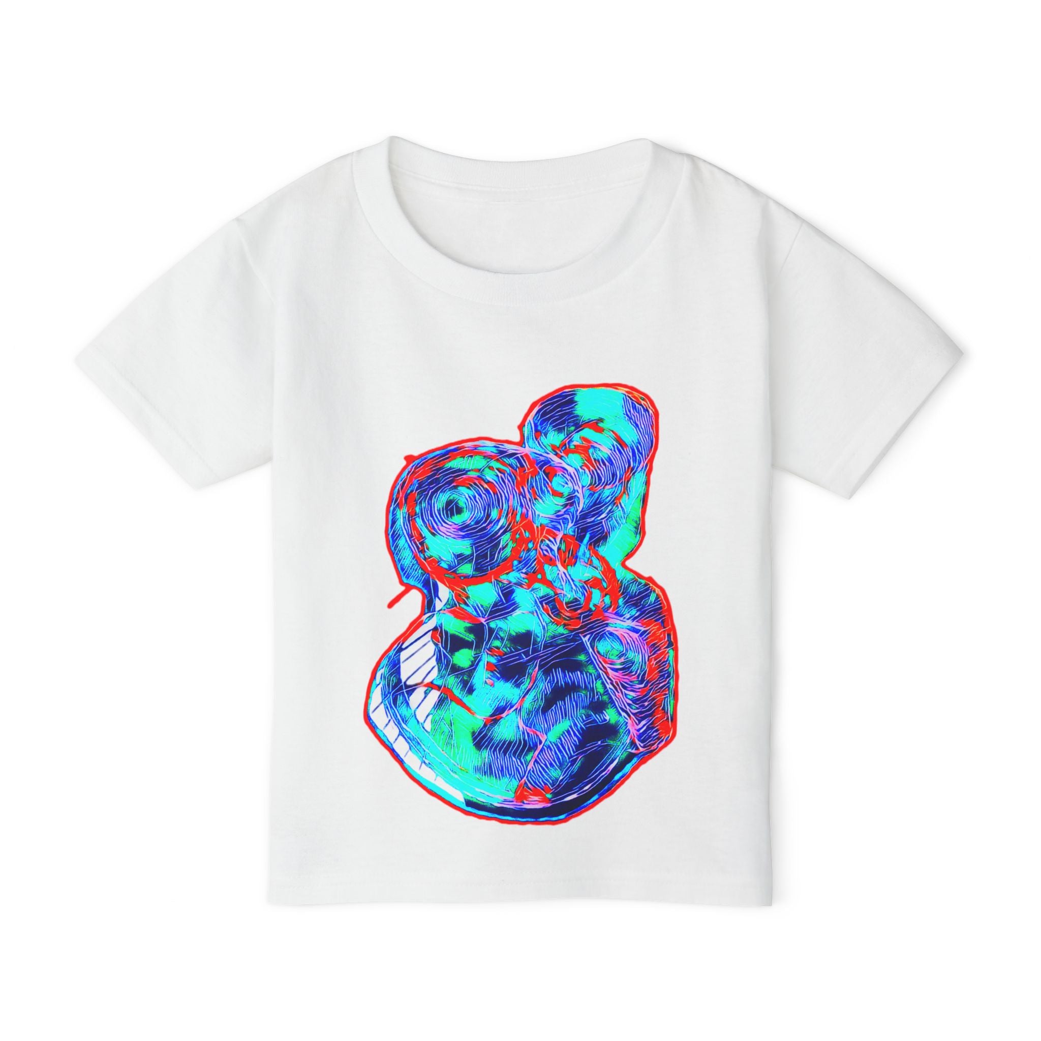 Curiosity (Blue & Red) Heavy Cotton™ Toddler T-shirt
