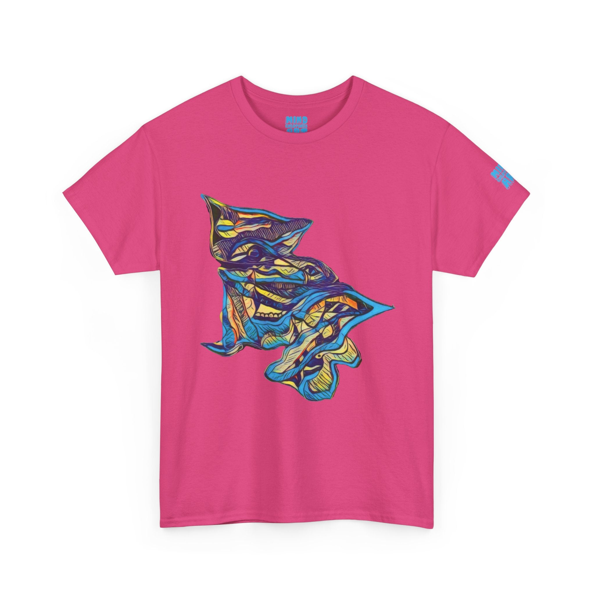 Cheshire (Blue & Yellow) Unisex Heavy Cotton Tee
