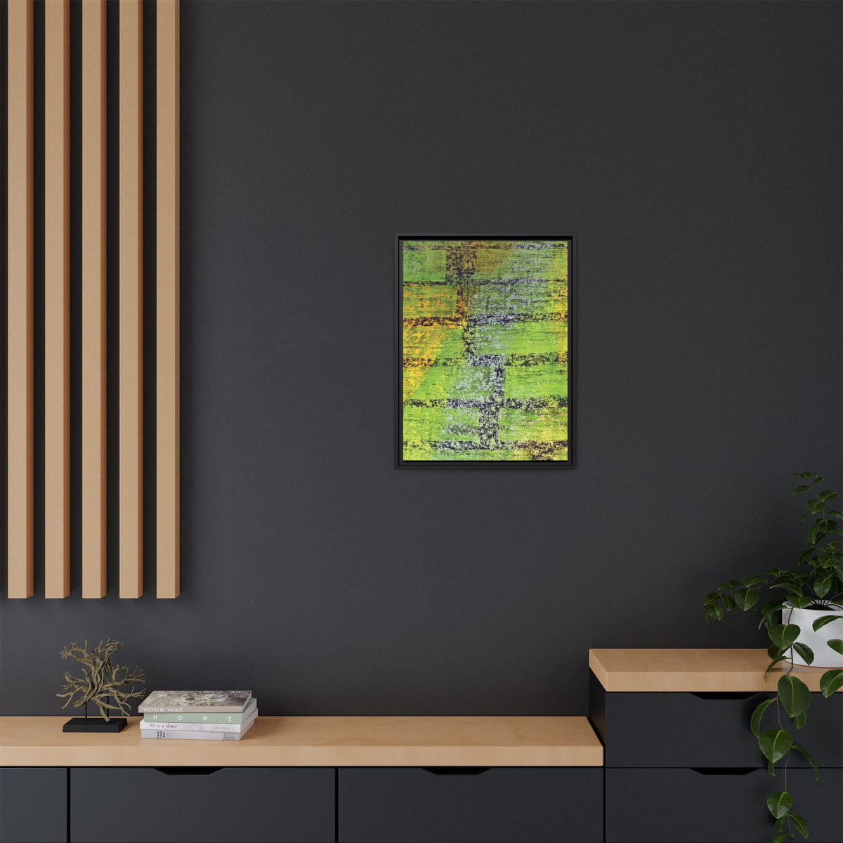 Experiment Matte Canvas, Framed