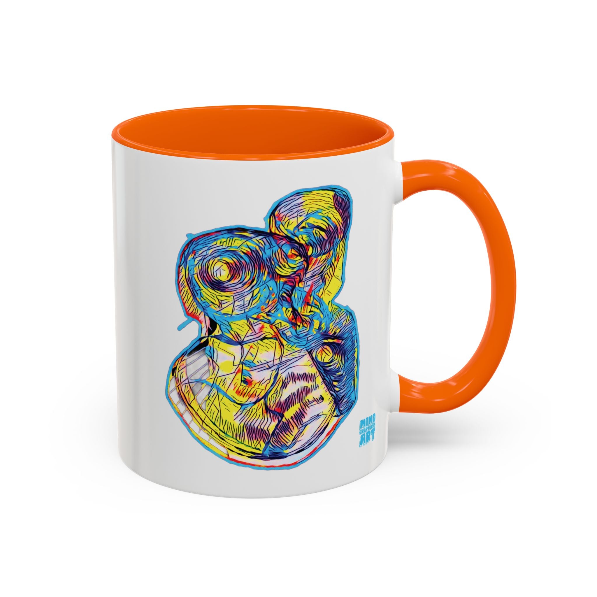 Curiosity (Neon) Accent Coffee Mug (11oz, 15oz)