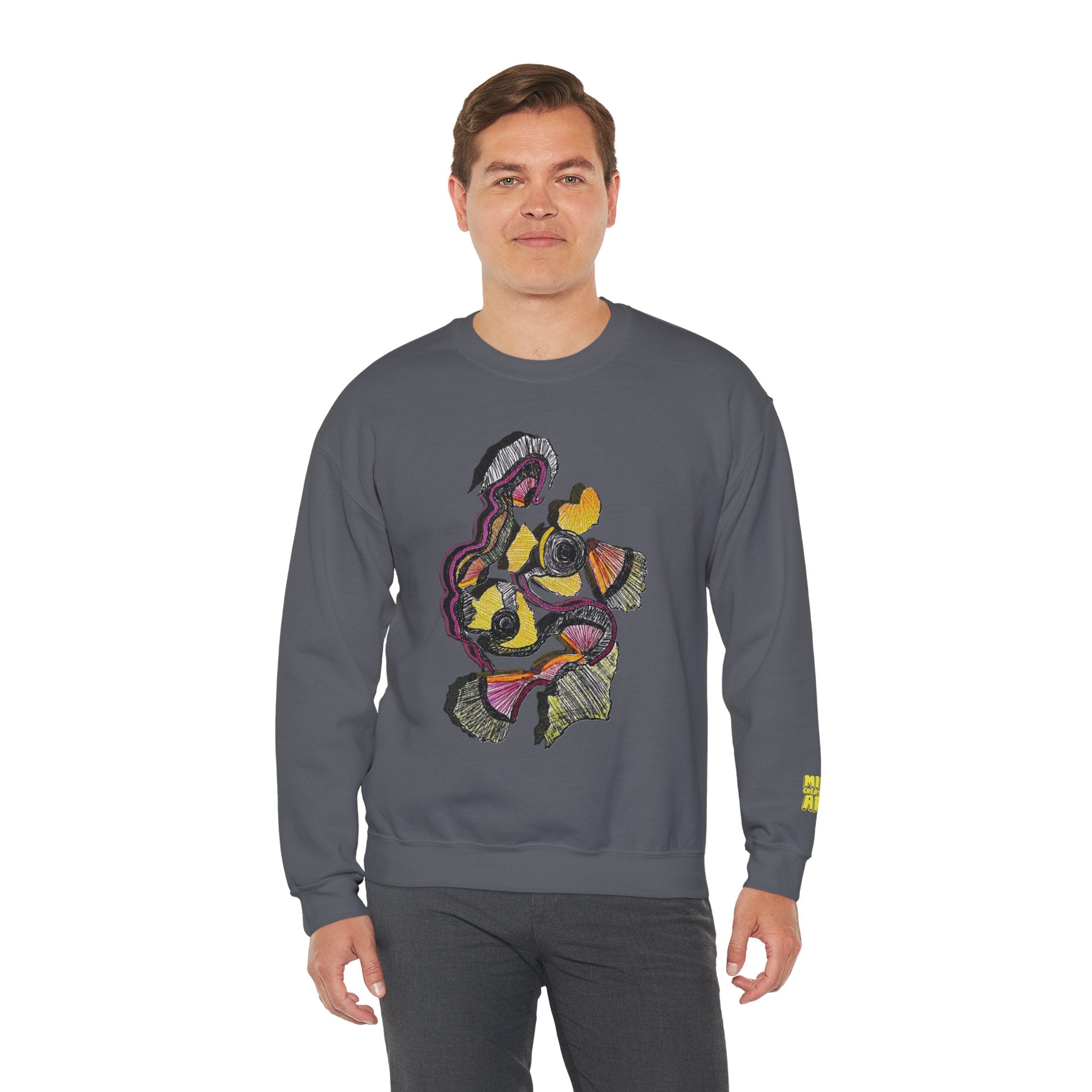 Crimson Teacher Unisex Heavy Blend™ Crewneck Sweatshirt