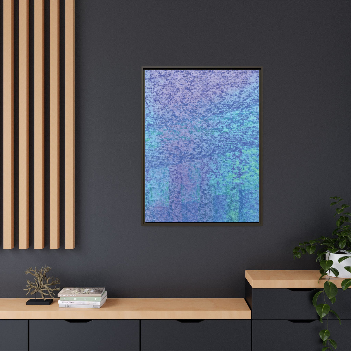 Oceanic (V2) Matte Canvas, Framed