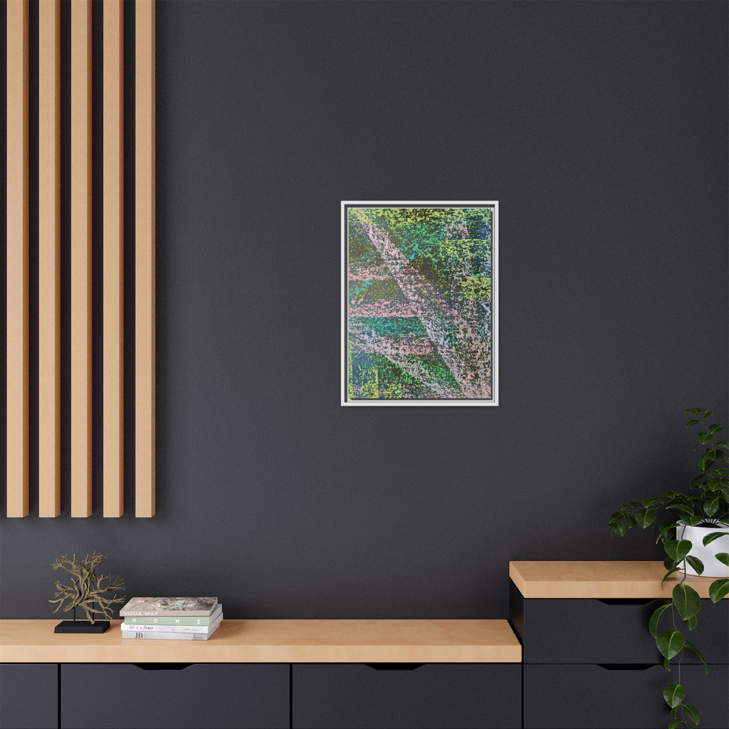 Stream Matte Canvas, Framed