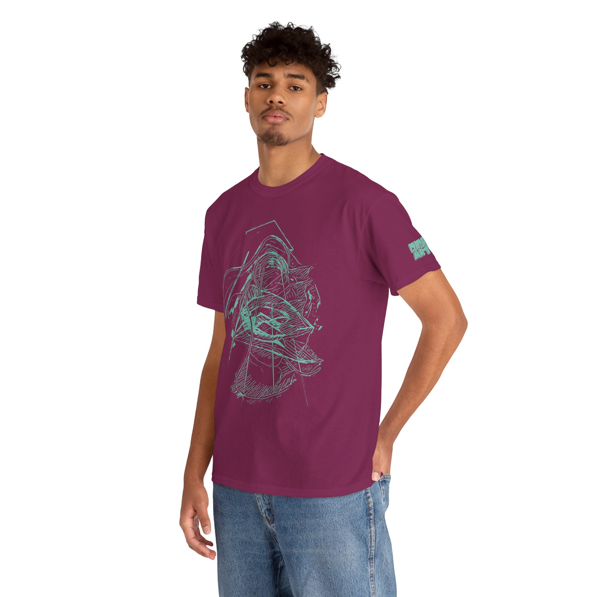 Dive Reflex (Teal) Unisex Heavy Cotton Tee