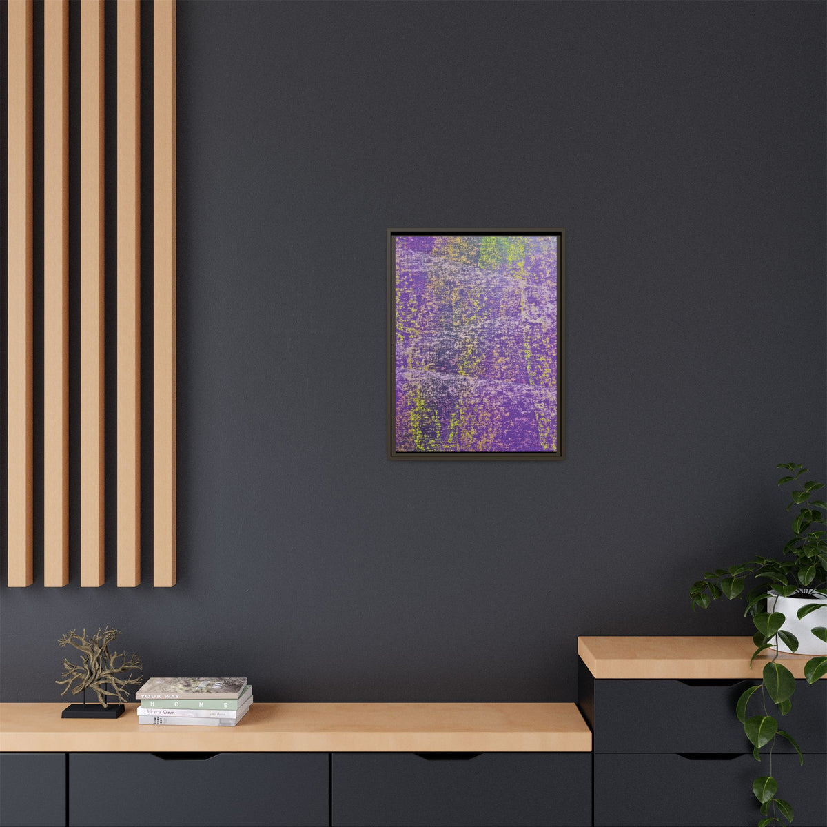 Hazy (V3) Matte Canvas, Framed