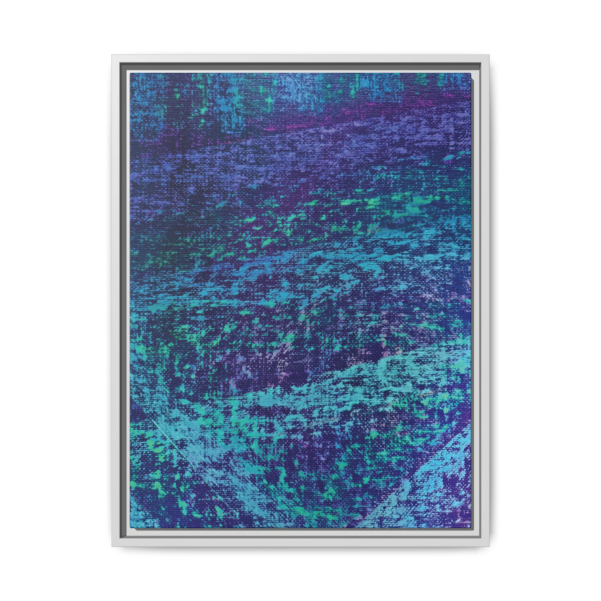 Lagoon Matte Canvas, Framed