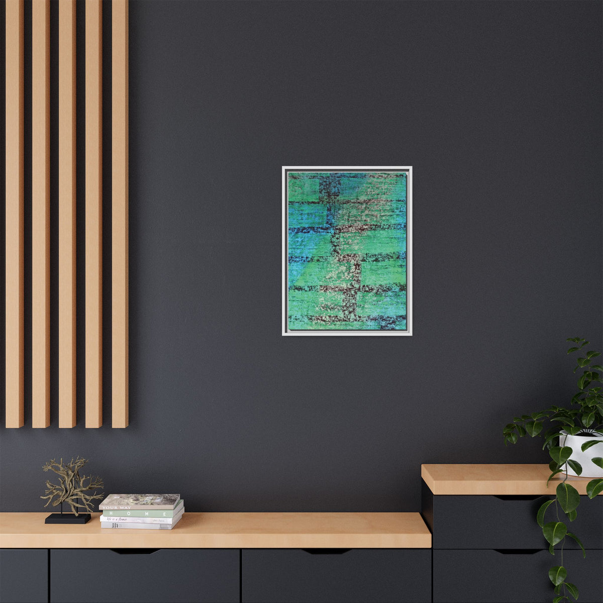 Experiment (V2) Matte Canvas, Framed