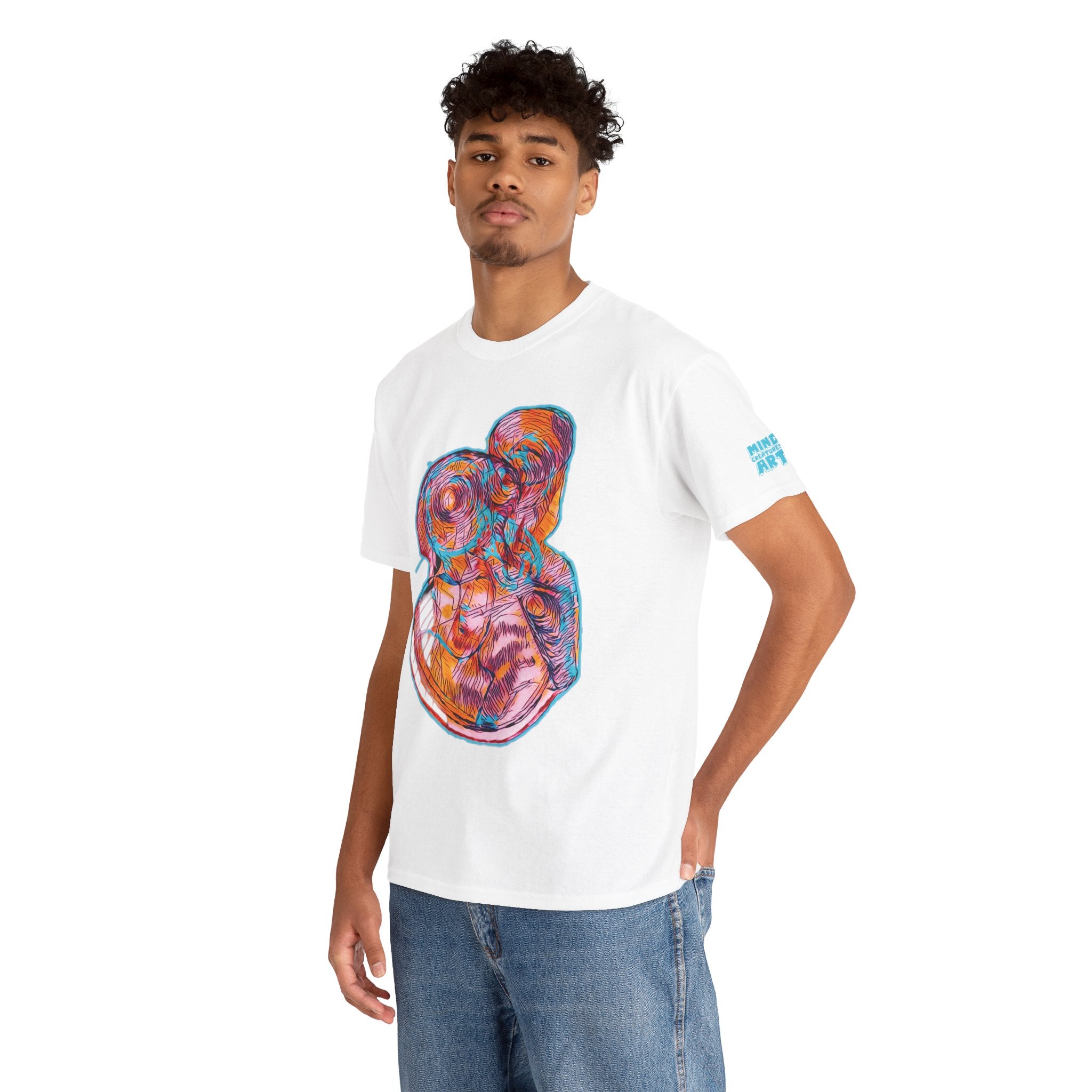 Curiosity (Pink) Unisex Heavy Cotton Tee