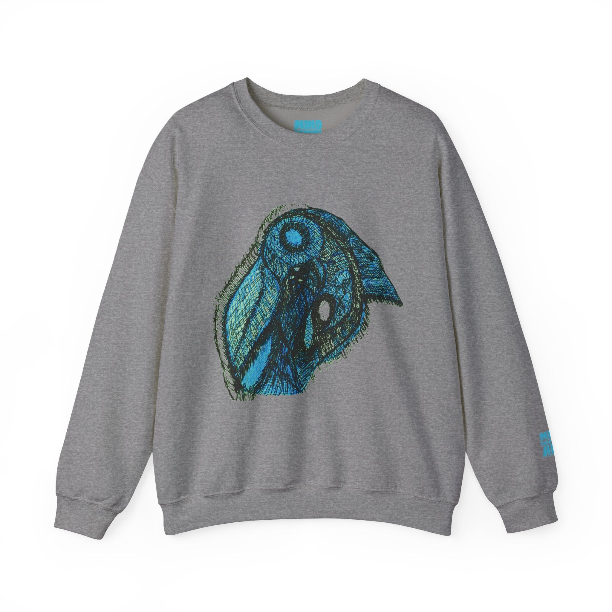 Who Are You? (Teal) Unisex Heavy Blend™ Crewneck Sweatshirt