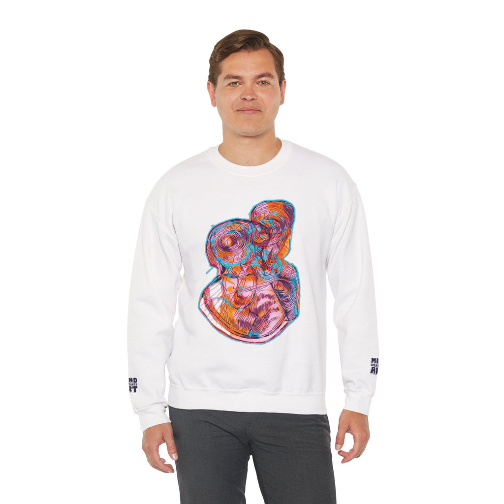 Curiosity (Pink) Unisex Heavy Blend™ Crewneck Sweatshirt