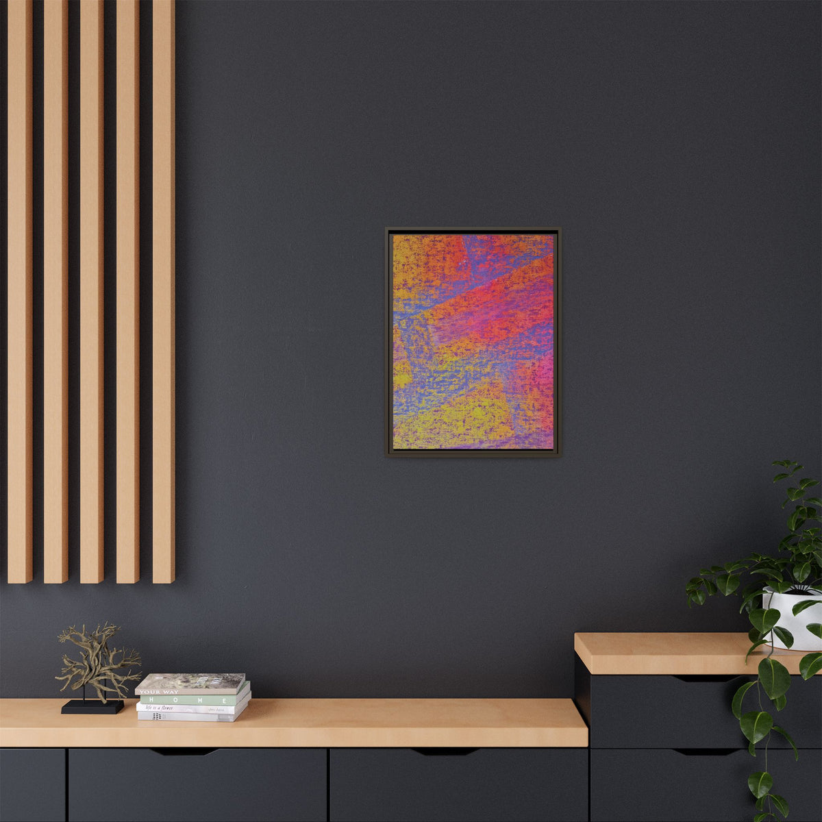 Sunset Matte Canvas, Framed