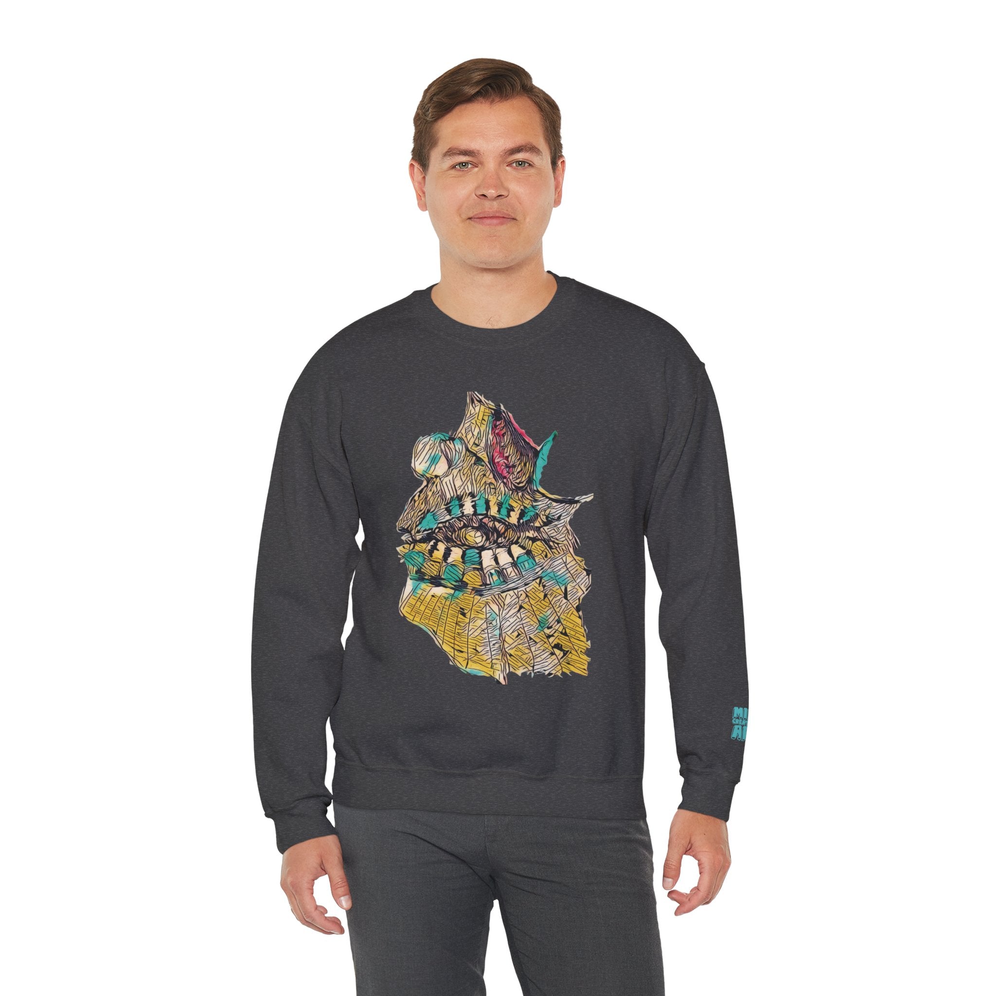 Hypnagogic (Gold) Unisex Heavy Blend™ Crewneck Sweatshirt
