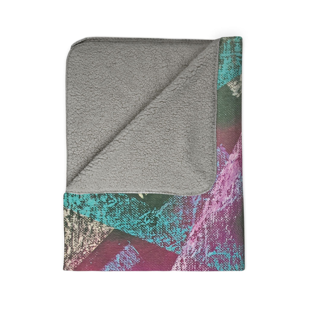 Believe Fleece Sherpa Blanket