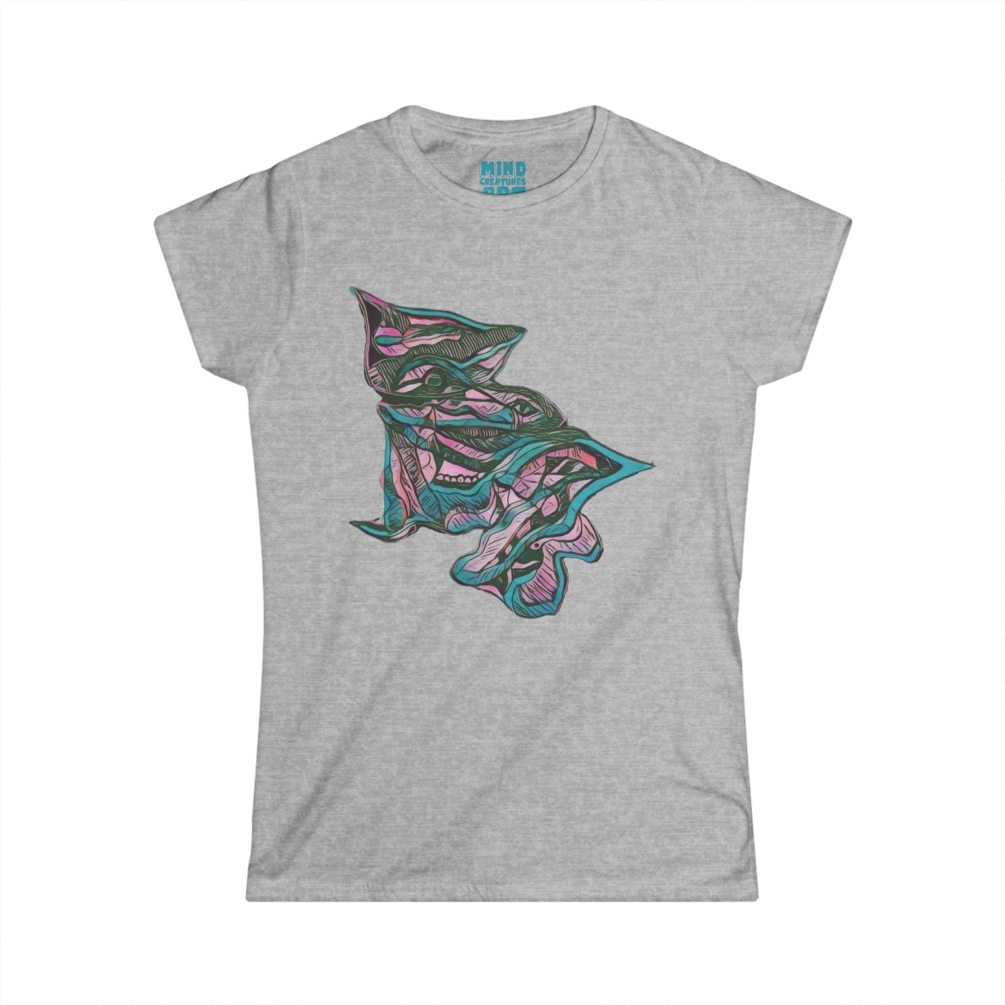Cheshire (Pink & Teal) Women's Softstyle Tee