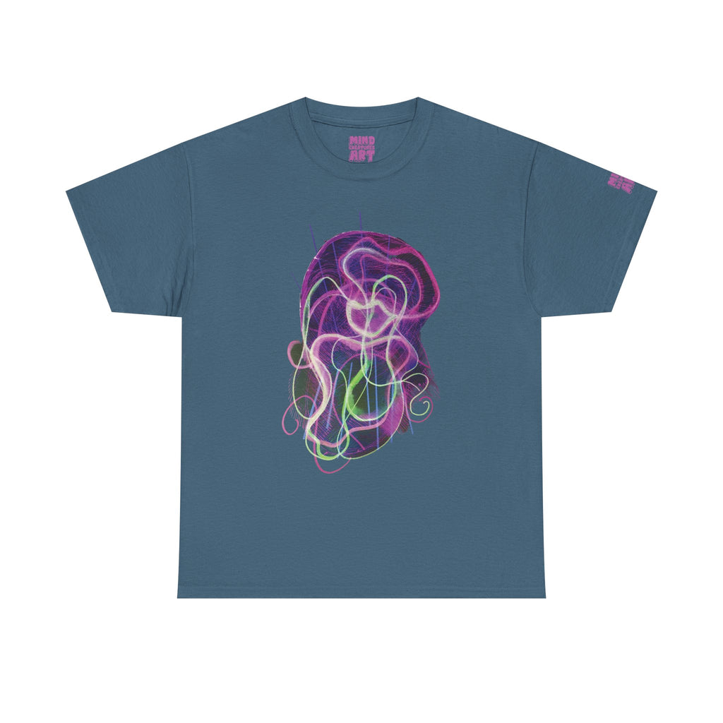 Davy Jones (Electric Purple) Unisex Heavy Cotton Tee