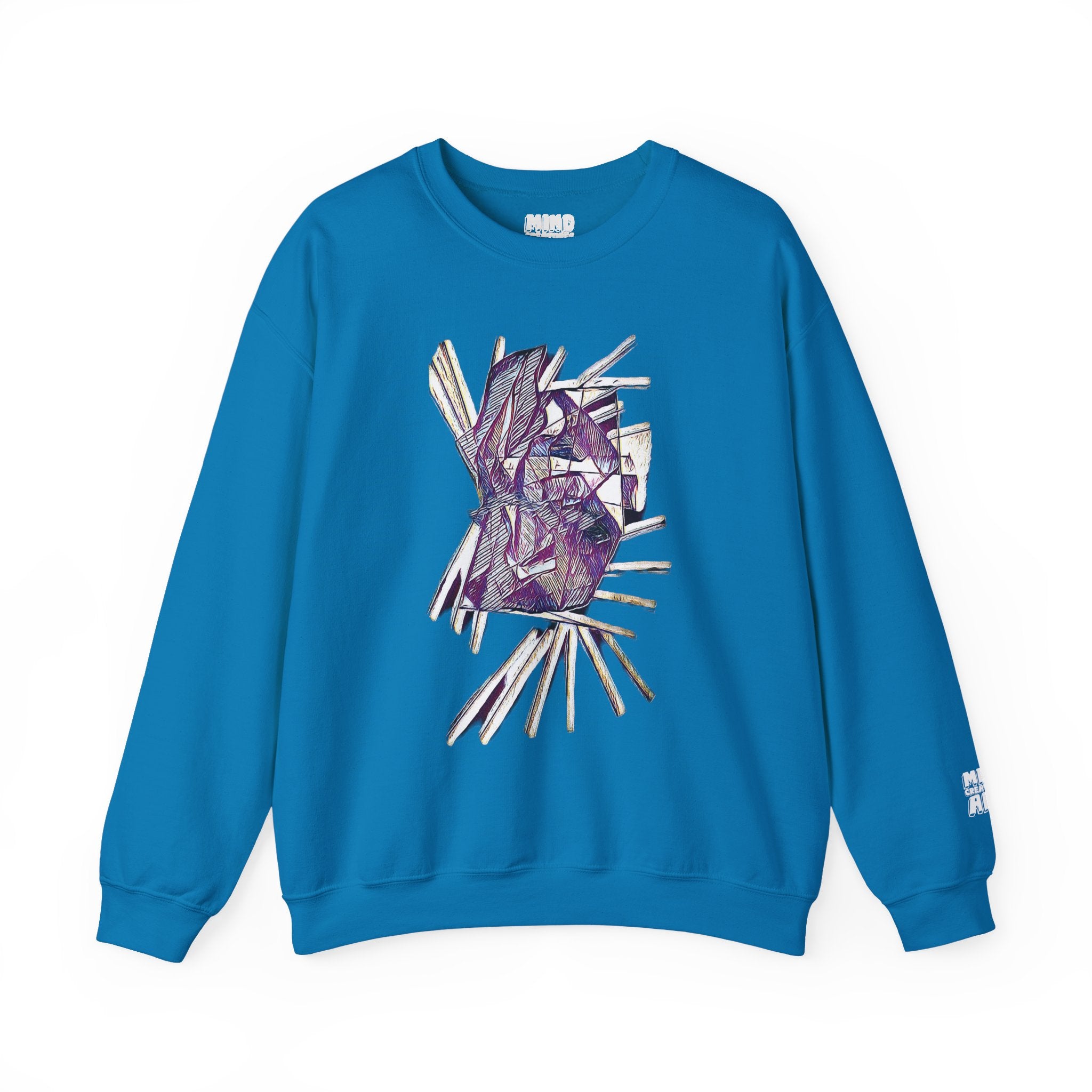 Lightspeed (Purple) Unisex Heavy Blend™ Crewneck Sweatshirt