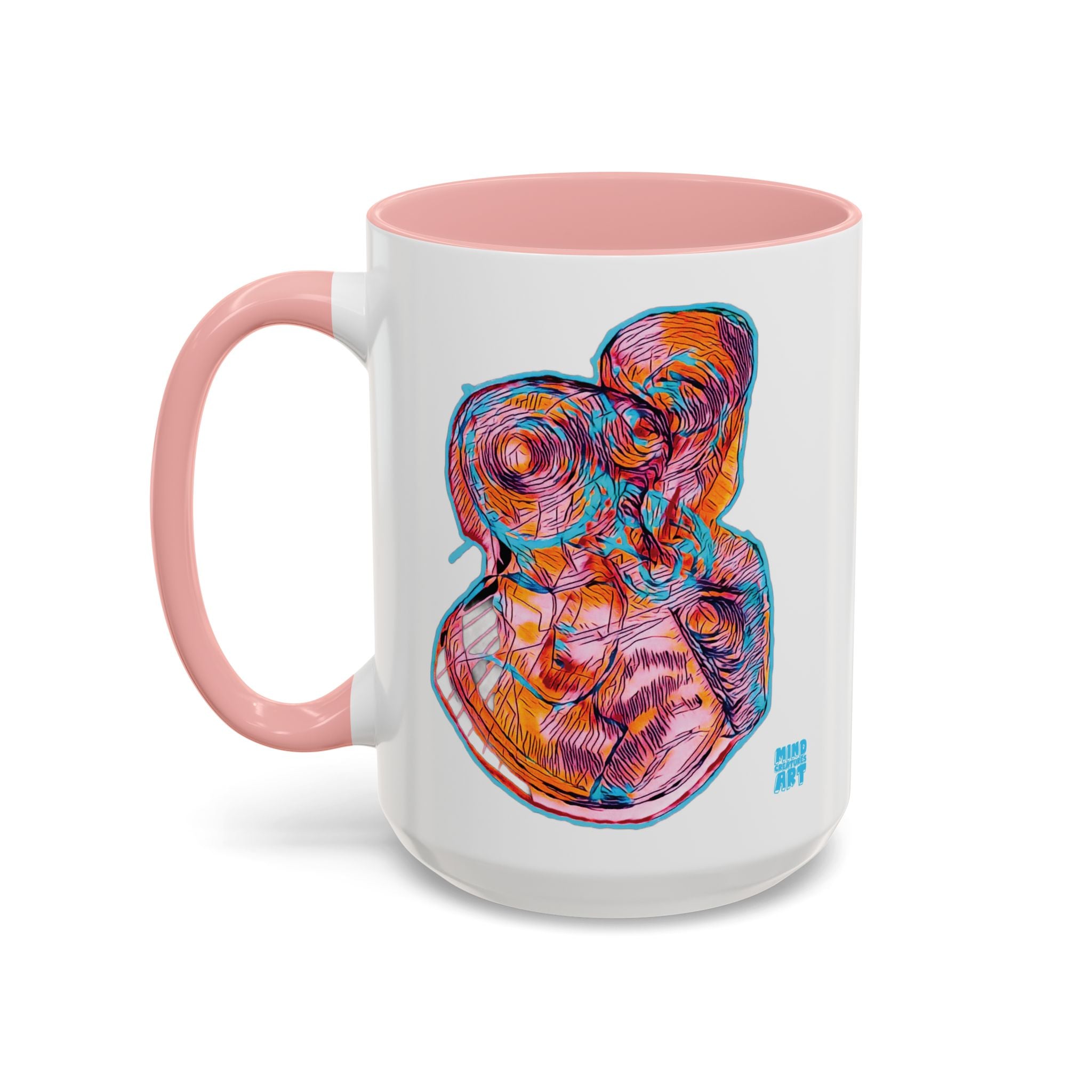 Curiosity (Pink) Accent Coffee Mug (11oz, 15oz)
