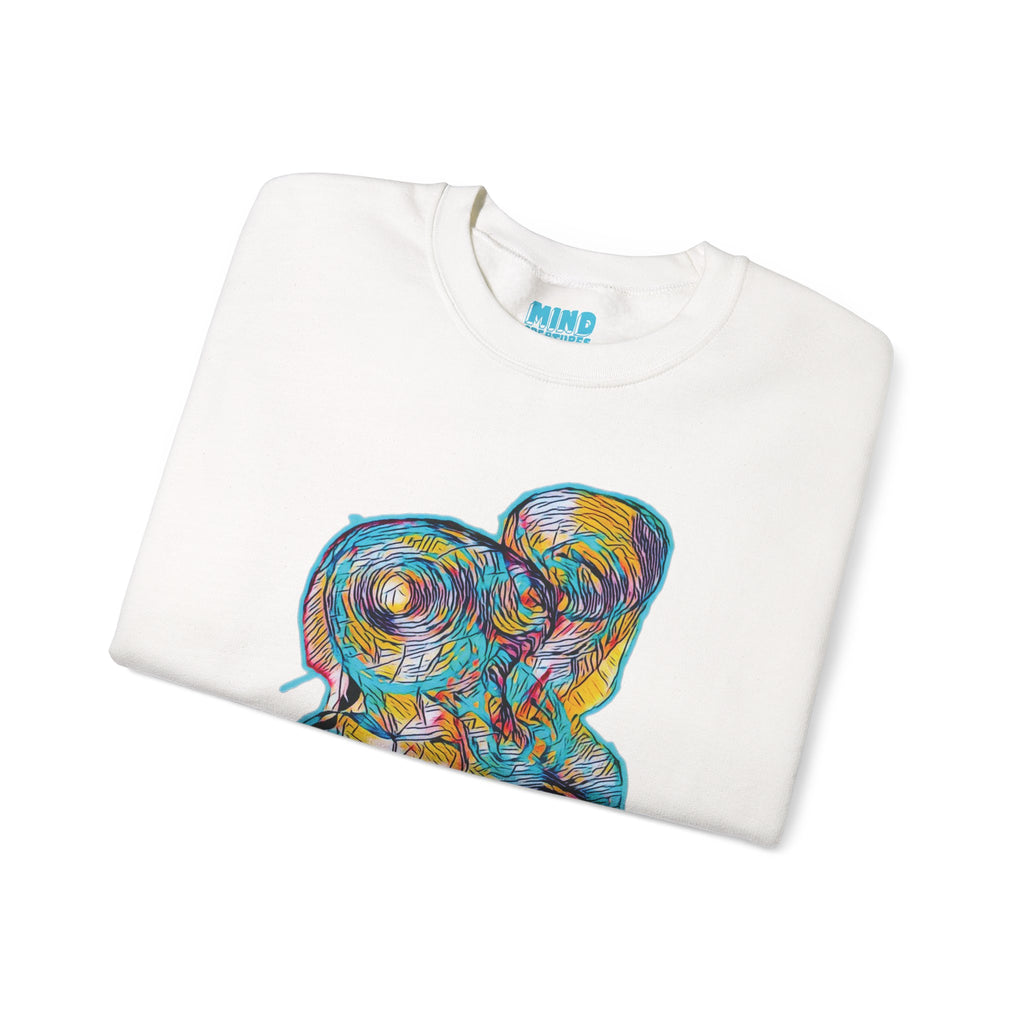 Curiosity (Aqua) Unisex Heavy Blend™ Crewneck Sweatshirt