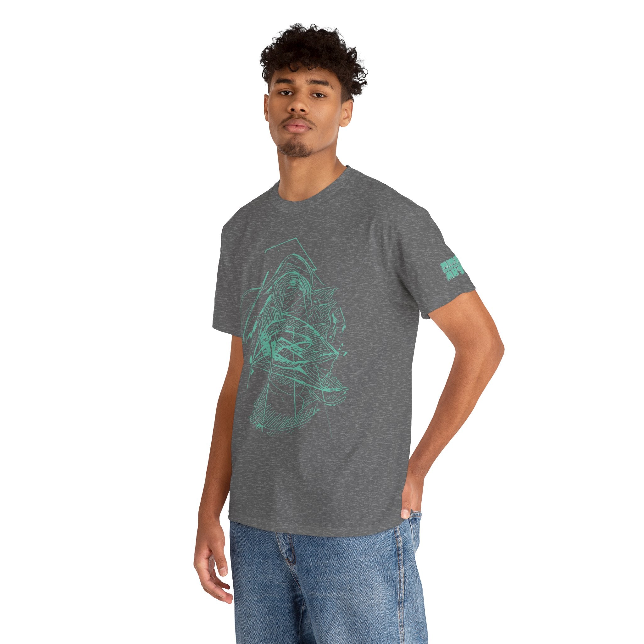 Dive Reflex (Teal) Unisex Heavy Cotton Tee