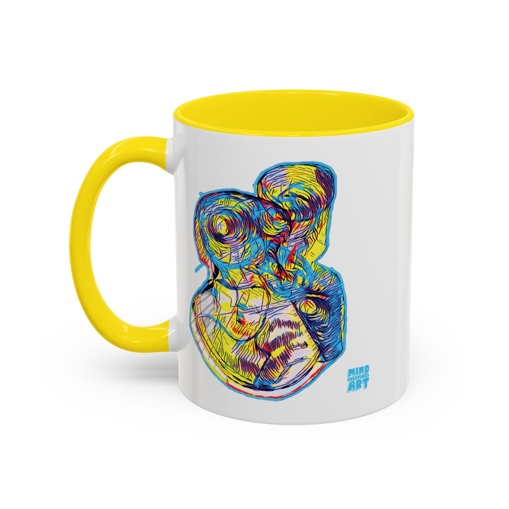 Curiosity (Neon) Accent Coffee Mug (11oz, 15oz)