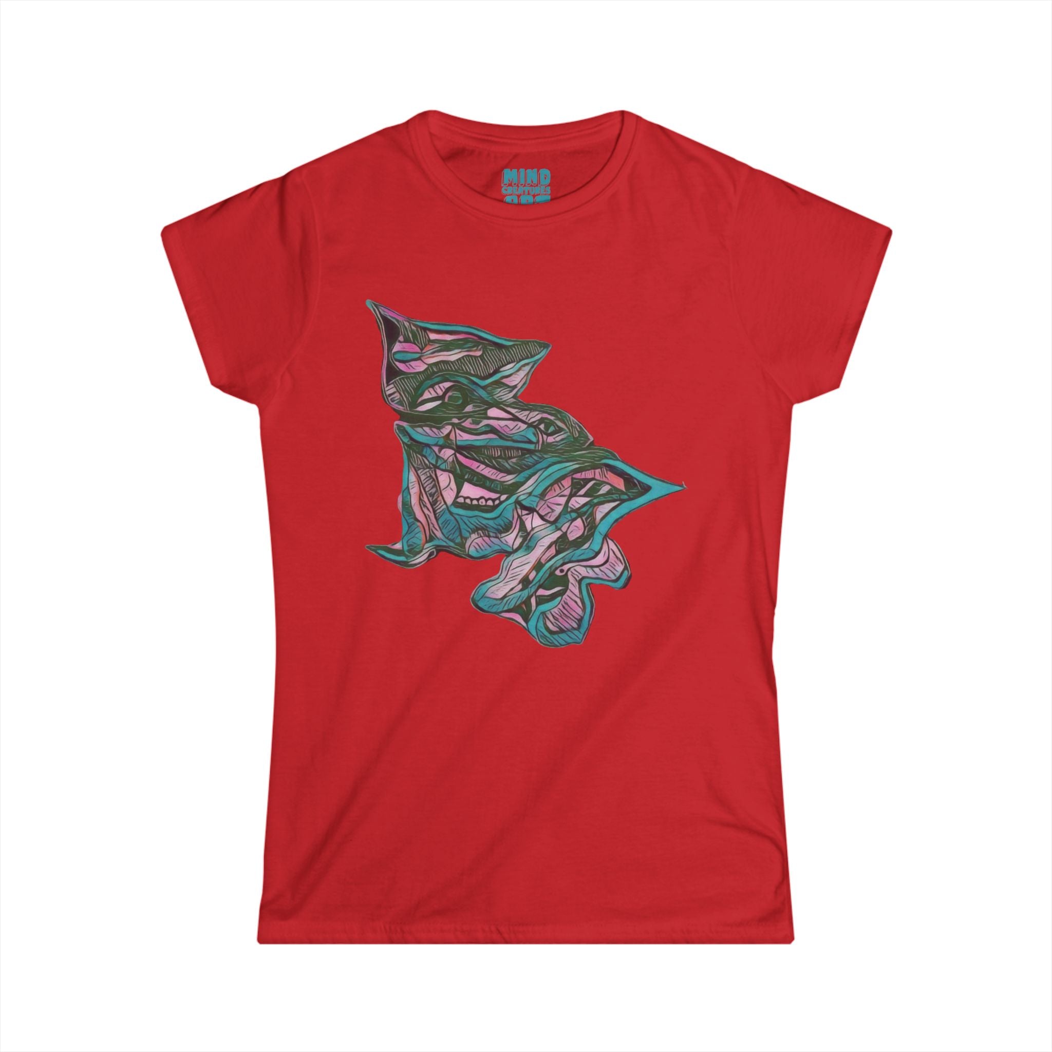 Cheshire (Pink & Teal) Women's Softstyle Tee