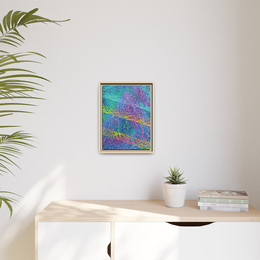 Vapor (V2) Matte Canvas, Framed