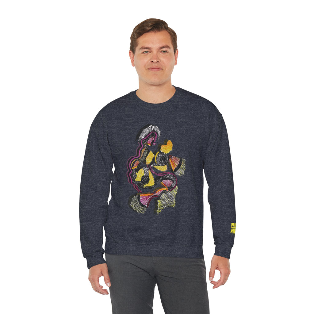 Crimson Teacher Unisex Heavy Blend™ Crewneck Sweatshirt