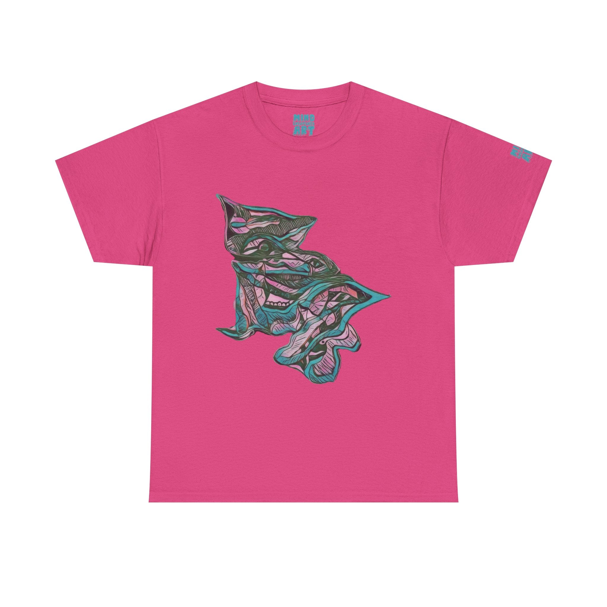 Cheshire (Pink & Teal) Unisex Heavy Cotton Tee