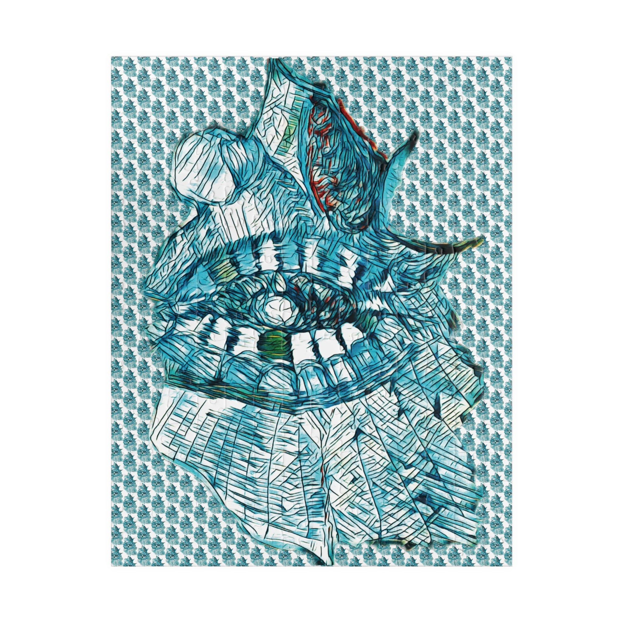 Hypnagogic (Blue) Puzzle (110, 252, 520, 1014-piece)