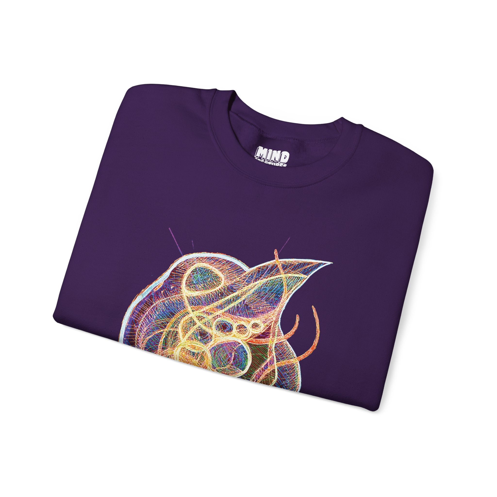 Renewal (Electric Yellow & Purple) Unisex Heavy Blend™ Crewneck Sweatshirt