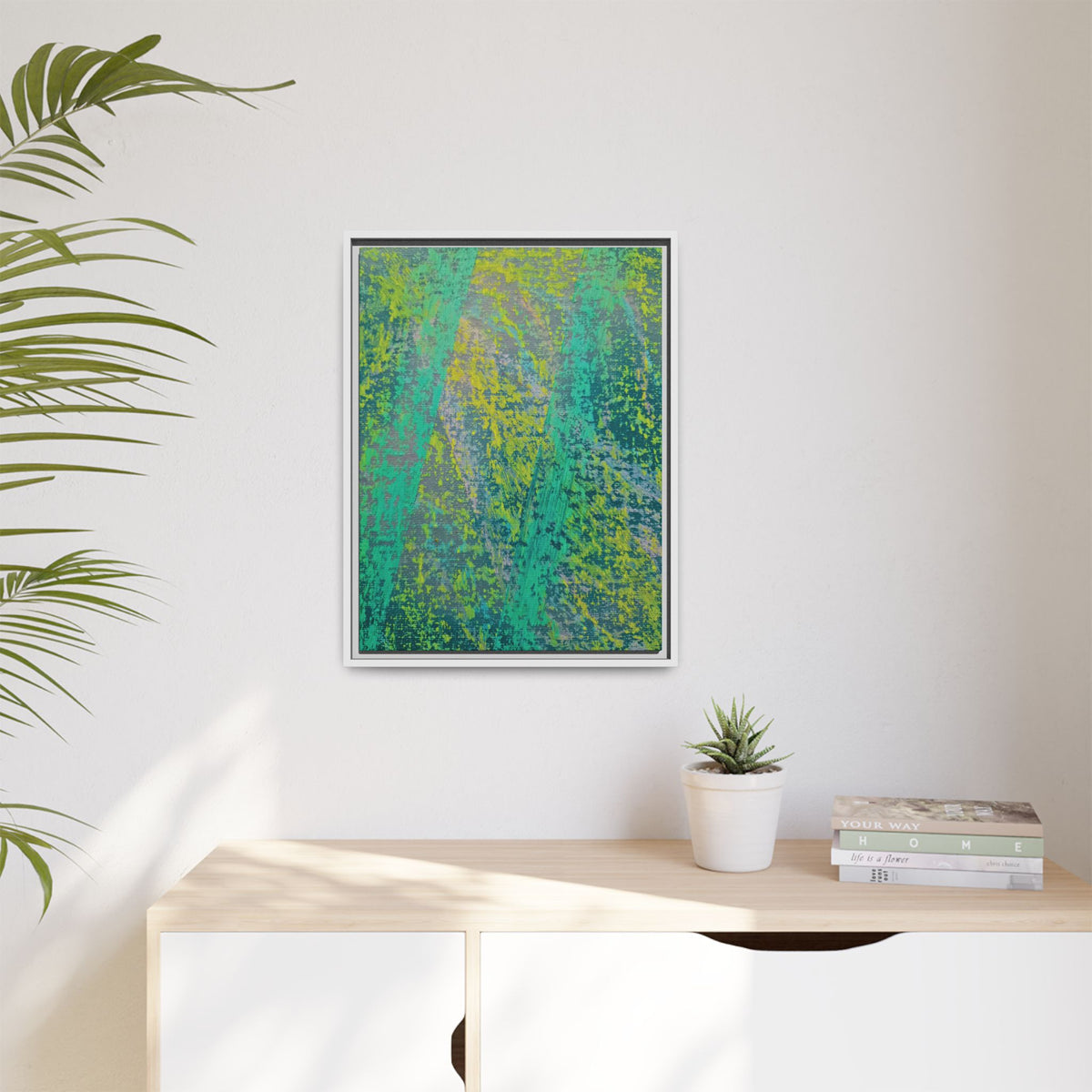 Spring Matte Canvas, Framed