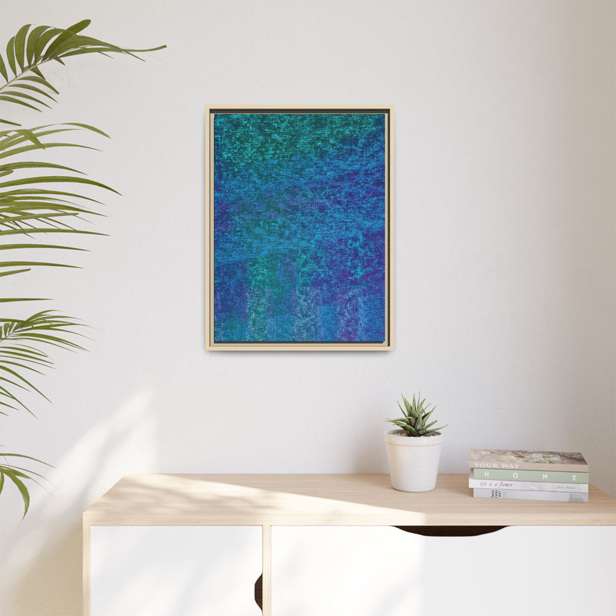 Oceanic Matte Canvas, Framed